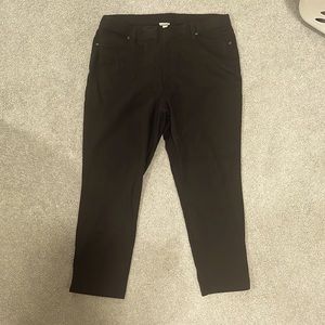 Black stretchy jeggings. Only worn once
